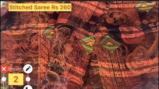 Joint Stitched Saree Branded ZARI DESIGN Poonam Saree 21124 9944122333 Minimum 2 sarees Rs 260 [upl. by Jeffie827]