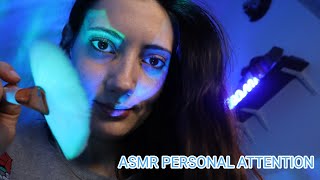 Mi prendo cura di te ASMR Personal Attention  Brushing camera  Hand movements  Mouth Sounds [upl. by Peregrine]