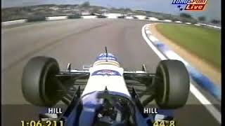 F1 Silverstone 1996 FP3 Damon Hill OnBoard [upl. by Bocoj]