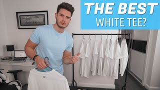 THE PERFECT WHITE TEE  What Is The Best Fitting Mens TShirt Asos Ralph Lauren  More [upl. by Nennerb]