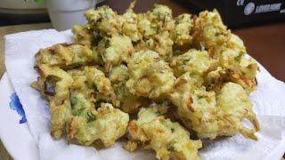 Cucur Ikan Bilis Tanpa Tepung Gandum Rasanya Rangup Sekali [upl. by Lexerd848]