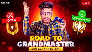 Free Fire Live  GrandMaster Rank Pushing To Top 1 [upl. by Fabe]