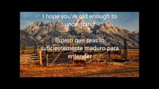 Kenny Rogers  The coward of the county Lyrics Letra Subtitulado Español Ingles [upl. by Zingale188]