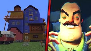 EL VECINO ME AMENAZA   HELLO NEIGHBOR EN MINECRAFT ROLEPLAY  1 [upl. by Madelyn]