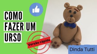 🐻 Ursinho de massinha  Play doh Bear [upl. by Saqaw]