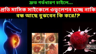 প্রতি মাসিক সাইকেলে ওভুলেশন হচ্ছে নাকি বন্ধ আছে বুঝবেন কি করে Anovulatory Symptoms [upl. by Israel]