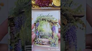 ASMR MiniJournaling 🌿🌷🦋 By the Garden asmr shorts creativejournaling journal [upl. by Eceela235]