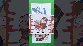 Gravity falls paper transformation puzzle shorts viral gravityfalls [upl. by Rabah907]