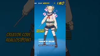 Togas Glee Emote  Fortnite Himiko Toga [upl. by Ydasahc]