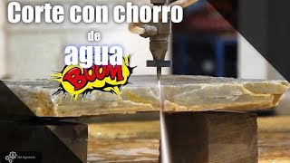 Corte con chorro de agua a presión 🚫💦😱 [upl. by Nierman]