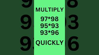 Two Digit Multiplication Tricks  Maths Tricks  Multiplication shortcut [upl. by Fauver]