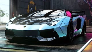 WIDEBODY LAMBORGHINI AVENTADOR  Need for Speed Heat Part 18 [upl. by Kelli868]