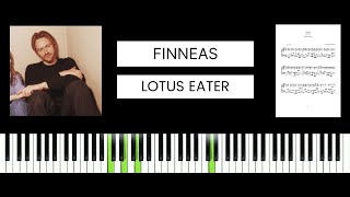 FINNEAS  Lotus Eater BEST PIANO TUTORIAL amp COVER [upl. by Georgetta]