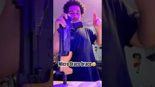 Micro Draco bracefypシ゚ gunshorts legallydangerous mustwatch arp airsoft warzone [upl. by Milton691]