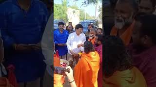 mynampallyhanumanthrao temples darshan ntrbgm newvideo aptgpoliticaladda rahulgandhi reels [upl. by Ruomyes]