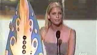 Sarah Michelle Gellar dedicates award to David Boreanaz [upl. by Drannek]