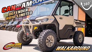 Walkaround  2024 CanAm® Defender Limited HD10 Desert Tan amp Timeless Black [upl. by Cantlon]