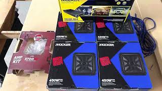 2021 Sierra AT4 Black Widow Kicker Subwoofer Box [upl. by Affrica489]