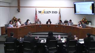 McAllen ISD Regular Board Meeting August 27 2024 [upl. by Anet]