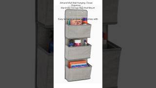 Almand Mall Wall Hanging Closet Organizer Wardrobe Storage Bag Wall Mount amazon [upl. by Thomajan]