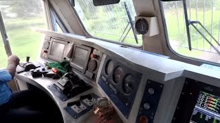 IRFCA Inside Rajdhani Express Locomotive Ultimate Cab Ride in WDP4D Engine [upl. by Iblok]