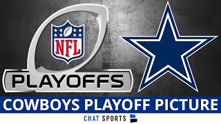 Cowboys Playoff Picture NFC East Odds 1 Seed Path Schedule Scenarios Rooting Guide  Week 18 [upl. by Ambler]