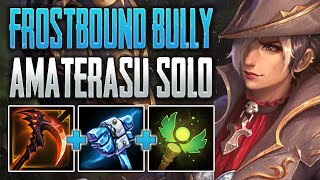 FROSTBOUND AMA IS A BULLY Amaterasu Solo Gameplay SMITE Conquest [upl. by Isleana]