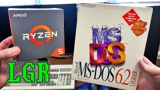 Installing MSDOS on an AMD Ryzen Gaming PC [upl. by Clementis]