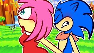 SONIC y AMY PASAN UNA NOCHE JUNTOS 😳💖 SONIC en MINECRAFT [upl. by Urania925]