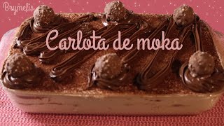 Como HACER una CARLOTA de MOKA SIN HORNO [upl. by Eckhardt841]