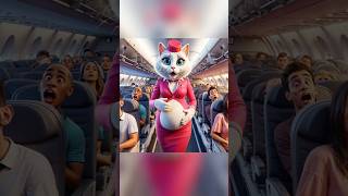 Pregnant cat suffering during the flight duty cat catlover kitten catshorts lovelycat kitty [upl. by Skutchan]