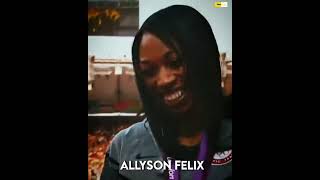 Allyson Michelle Felix  women athlete World champion athletics [upl. by Lasley]