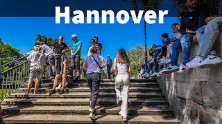 Hannover Germany Walking tour through a beautiful city 4К [upl. by Shirleen891]