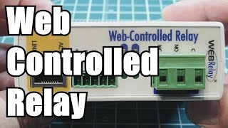 Web Controlled Relay  Smart phone access [upl. by Ykcaj856]