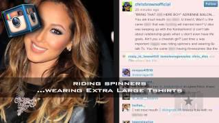 Chris Brown Slams Tamar Braxton And Adrienne Bailon For Talking About Karrueche [upl. by Haseena]