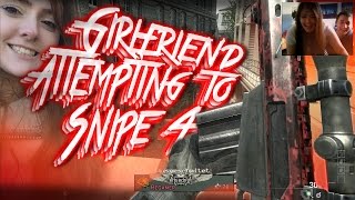 B3NG Qwertys Girlfriend attempting to Snipe 4 with Facecam Mw3 [upl. by Geirk127]