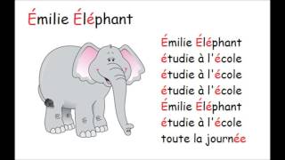 Phonétique animée  Émilie Éléphant [upl. by Ardella]