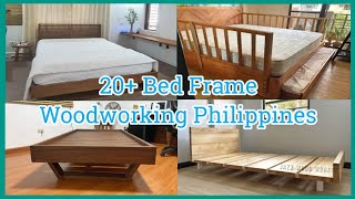 20 Wooden Bed Frame designs 2021  Woodworking Philippines  Furniture design [upl. by Chenay]