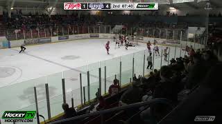 Leamington Flyers  Griffin Grundner PO5 Cody Brekke vs Stratford Warriors [upl. by Eeb588]