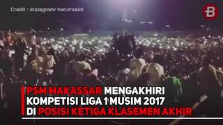 Kegembiraan Suporter PSM Setelah PSM Makassar Menang Telak atas Madura United [upl. by Paver]