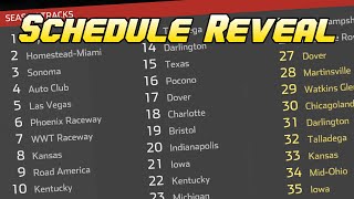 NASCAR Heat 5 Career Mode FULLY MODDED SCHEDULE REVEAL [upl. by Nosde]