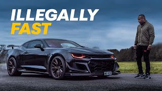 Chevy Camaro ZL1 Review So FAST It’s ILLEGAL  4K [upl. by Ynnej]