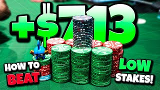 Tips amp Tricks to Beat LOW STAKES POKER 12 13 25  Poker Vlog 251 [upl. by Waly825]