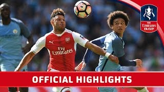 Arsenal 21 Man City  Emirates FA Cup 201617 SemiFinal  Official Highlights [upl. by Marella]