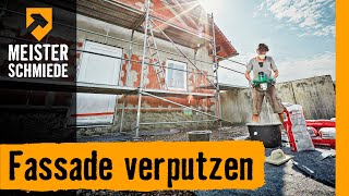 Fassade verputzen  HORNBACH Meisterschmiede [upl. by Amelita548]