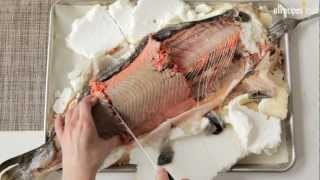 Salmon baked in salt recipe  Allrecipescouk [upl. by Currie906]