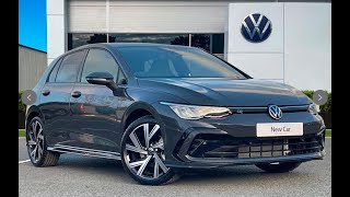 Brand New Volkswagen Golf RLine 15 eTSI Automatic Urano Grey  Wrexham Volkswagen [upl. by Eeb]