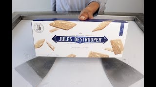 Ice Cream Rolls With Jules Destrooper Almond Thins Cookies [upl. by Vogel]