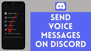 How to Send Voice Messages on Discord PC 2024 [upl. by Nillor455]