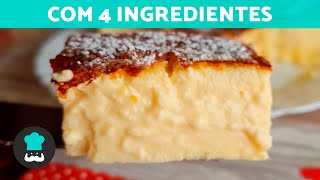 Quando não tenho tempo preparo estas receitas com 4 ingredientes e em 4 minutos sem farinha ❤ [upl. by Jehanna]